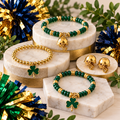 Clover Charm Stretch Bracelets