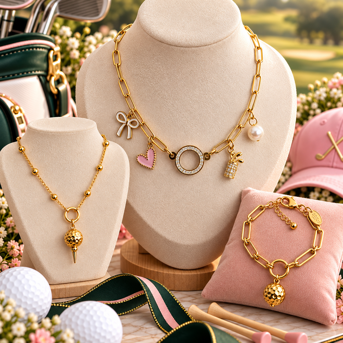GOLF Charm Jewelry Collection