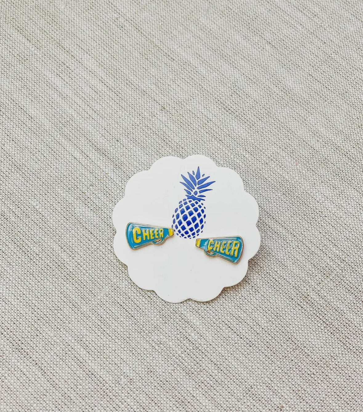 CHEER Megaphone post earrings
