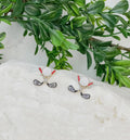 Golf Stud Earrings