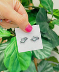 Tennis or Golf Sun Visor Stud Earrings