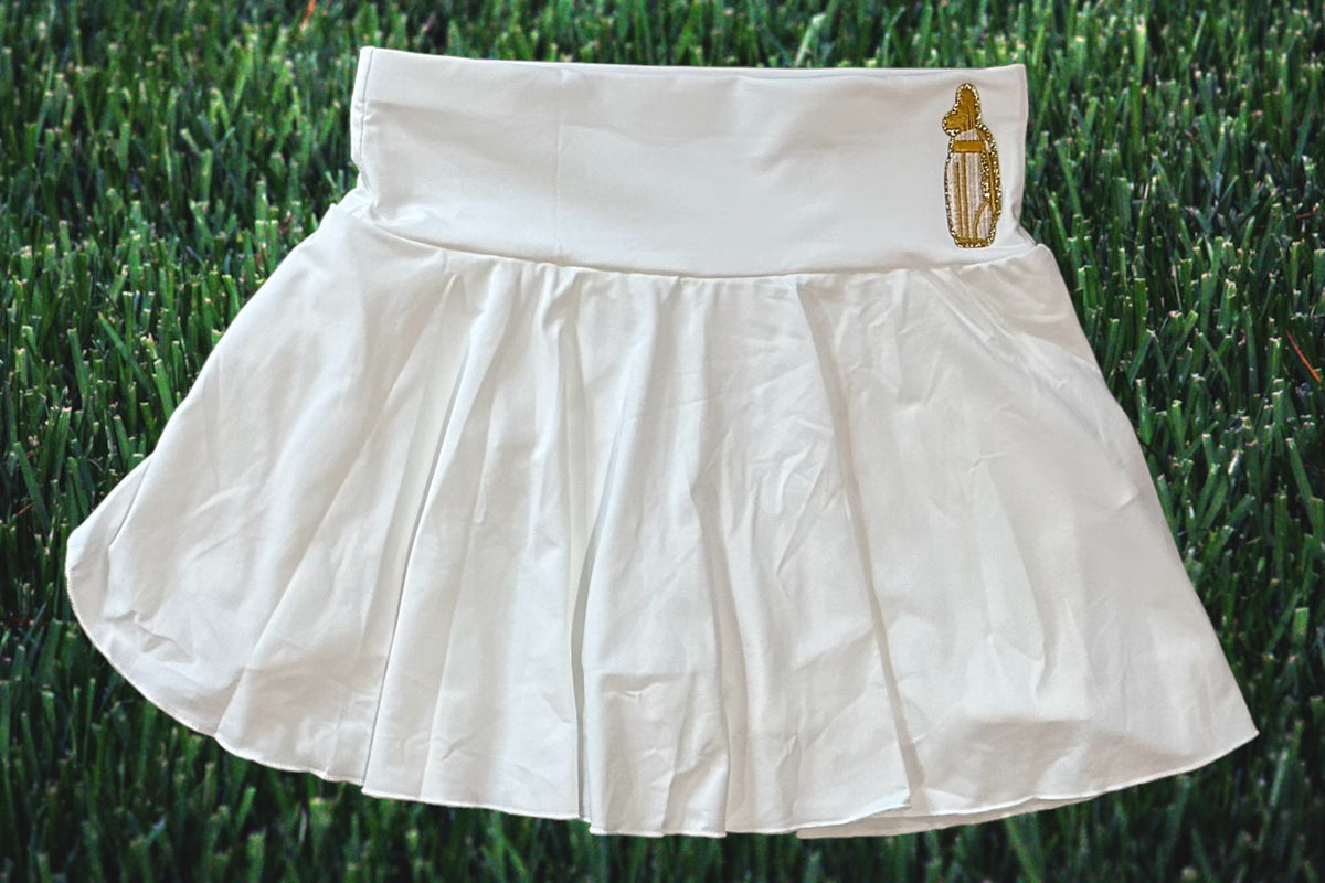 Got Clubs? Golf Skort - White