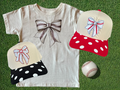Vintage Baseball Bow Tee