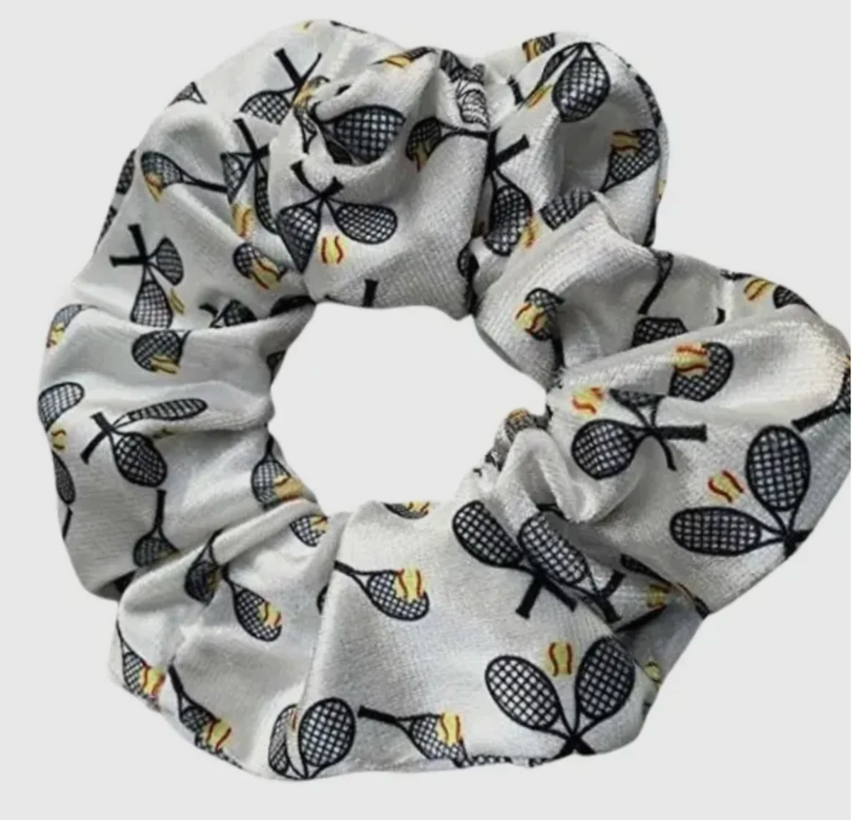 Tennis Premium Velvet Scrunchie