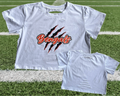 Tiger Ripped Cropped T-shirt