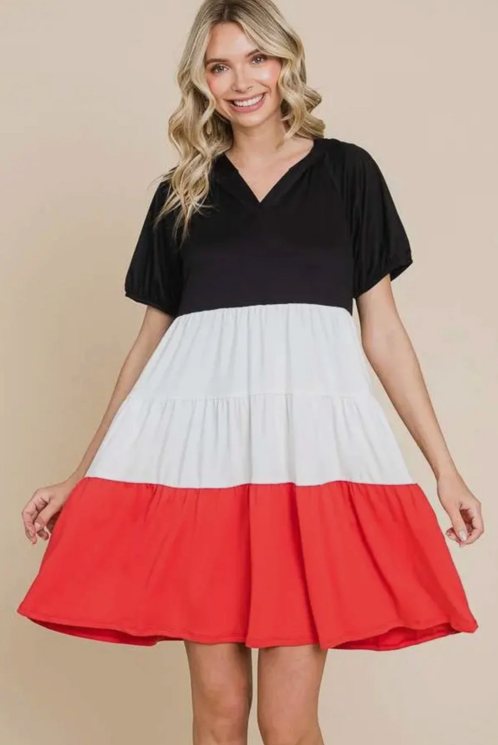 GameDay Hooded Color Block Dress