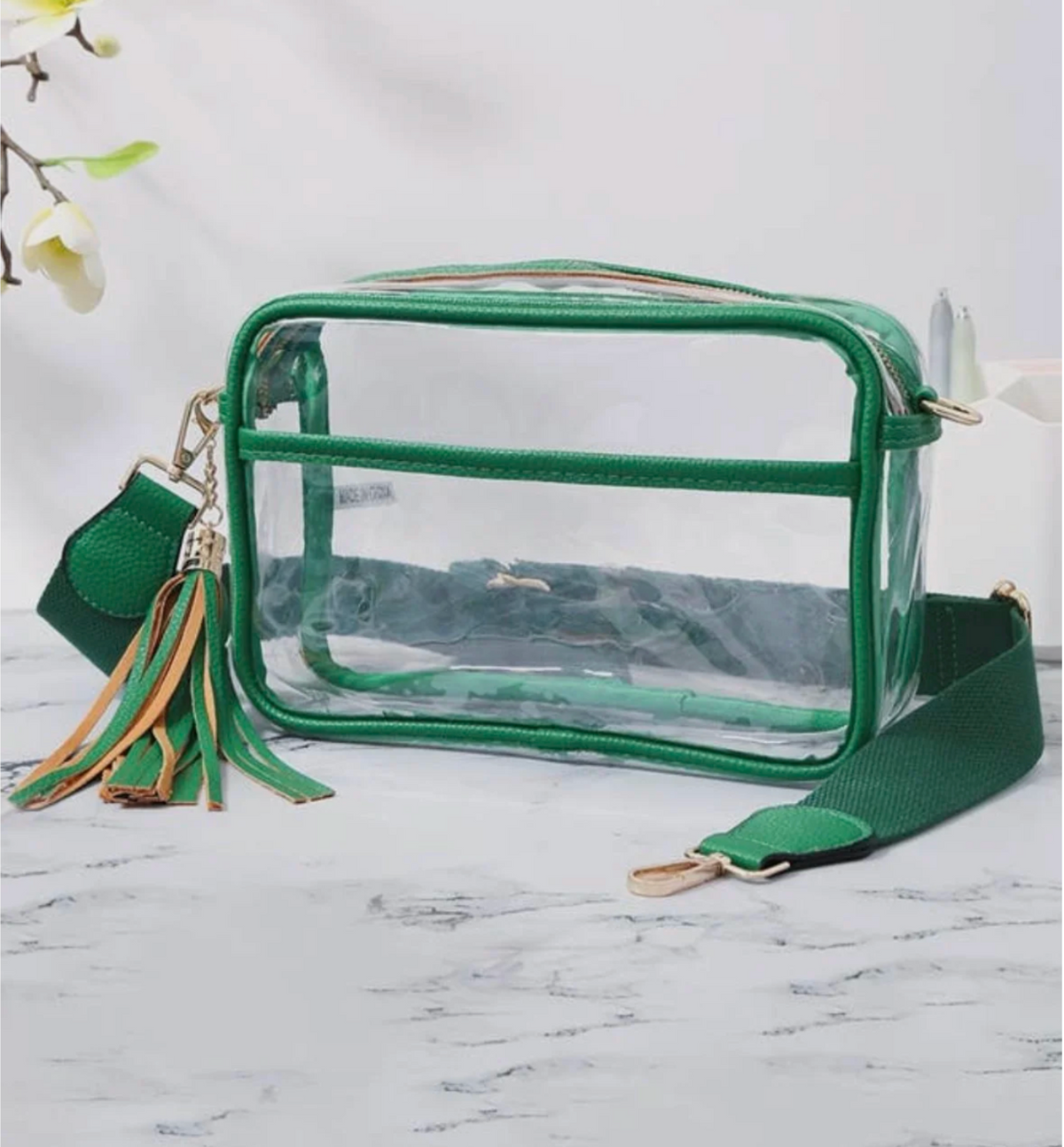 Clear GameDay Stadium Bag with Strap
