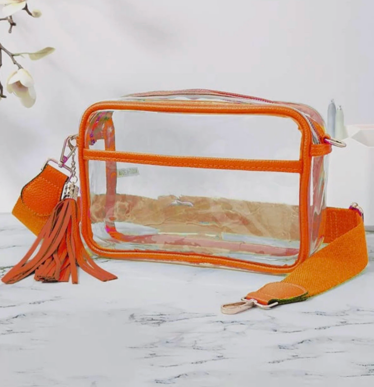 Clear GameDay Stadium Bag with Strap